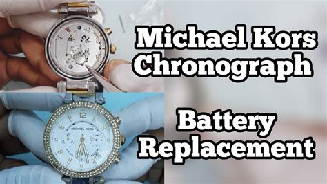 changing battery in michael kors watch|Michael Kors Watch repairs.